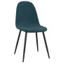Dining chairs 4 units blue velvet by vidaXL, dining chairs - Ref: Foro24-325656, Price: 206,45 €, Discount: %