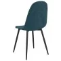 Dining chairs 4 units blue velvet by vidaXL, dining chairs - Ref: Foro24-325656, Price: 206,45 €, Discount: %