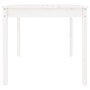 Mesa de jardín madera maciza de pino blanco 82,5x82,5x76 cm