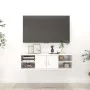 Wandregal aus glänzend weißem Sperrholz, 102 x 30 x 29 cm von vidaXL, Regale und Regale - Ref: Foro24-806262, Preis: 68,50 €,...