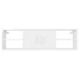 Wandregal aus glänzend weißem Sperrholz, 102 x 30 x 29 cm von vidaXL, Regale und Regale - Ref: Foro24-806262, Preis: 68,50 €,...