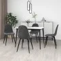 Sillas de comedor 4 unidades terciopelo gris oscuro de vidaXL, Sillas de comedor - Ref: Foro24-325658, Precio: 199,03 €, Desc...