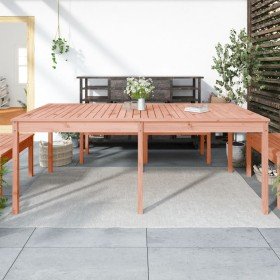 Mesa de jardín madera maciza de abeto Douglas 203,5x100x76 cm