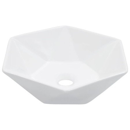 Lavabo 41x36,5x12 cm cerámica blanco