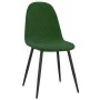 Sillas de comedor 4 unidades terciopelo verde oscuro de vidaXL, Sillas de comedor - Ref: Foro24-325659, Precio: 182,08 €, Des...