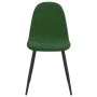 Sillas de comedor 4 unidades terciopelo verde oscuro de vidaXL, Sillas de comedor - Ref: Foro24-325659, Precio: 182,08 €, Des...