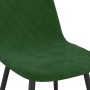 Dining chairs, 4 units, dark green velvet by vidaXL, dining chairs - Ref: Foro24-325659, Price: 182,30 €, Discount: %