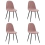 Esszimmerstühle 4 Einheiten rosa Samt von vidaXL, Essstühle - Ref: Foro24-325661, Preis: 205,64 €, Rabatt: %