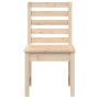 Sillas de jardín 2 uds madera maciza pino 50x48x91,5 cm