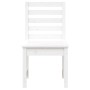 Sillas jardín 2 uds madera maciza pino blanco 50x48x91,5 cm