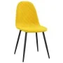 Sillas de comedor 4 uds terciopelo amarillo mostaza de vidaXL, Sillas de comedor - Ref: Foro24-325664, Precio: 182,26 €, Desc...