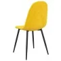 Sillas de comedor 4 uds terciopelo amarillo mostaza de vidaXL, Sillas de comedor - Ref: Foro24-325664, Precio: 182,26 €, Desc...