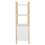 Hoher Schrank aus weißem Sperrholz 80x40x121 cm von vidaXL, Sideboards - Ref: Foro24-345699, Preis: 90,01 €, Rabatt: %