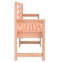 Banco de jardín madera maciza Douglas 159,5x48x91,5 cm