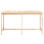 Mesa de jardín madera maciza de pino 203,5x90x110 cm