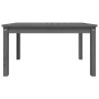 Mesa de jardín madera maciza de pino gris 82,5x50,5x45 cm