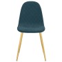 Esszimmerstühle 2 Einheiten blauer Samt von vidaXL, Essstühle - Ref: Foro24-325667, Preis: 134,31 €, Rabatt: %