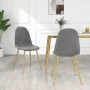 Sillas de comedor 2 unidades terciopelo gris claro de vidaXL, Sillas de comedor - Ref: Foro24-325668, Precio: 132,56 €, Descu...