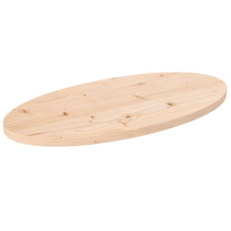Tablero de mesa 70x35x2,5 cm de madera maciza de pino ovalado en Tableros para mesas | Comprar online en Foro24
