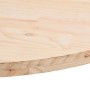 Tablero de mesa 70x35x2,5 cm de madera maciza de pino ovalado en Tableros para mesas | Comprar online en Foro24