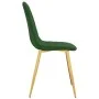 Dining chairs 2 units dark green velvet by vidaXL, dining chairs - Ref: Foro24-325670, Price: 135,05 €, Discount: %