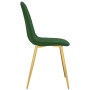 Sillas de comedor 2 unidades terciopelo verde oscuro de vidaXL, Sillas de comedor - Ref: Foro24-325670, Precio: 135,90 €, Des...
