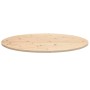 Tablero de mesa ovalado madera maciza de pino 100x50x2,5 cm