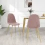 Esszimmerstühle 2 Einheiten rosa Samt von vidaXL, Essstühle - Ref: Foro24-325672, Preis: 143,23 €, Rabatt: %