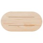 Tablero de mesa ovalado de madera maciza de pino 60x30x2,5 cm en Tableros para mesas | Comprar online en Foro24