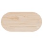 Tablero de mesa ovalado de madera maciza de pino 60x30x2,5 cm en Tableros para mesas | Comprar online en Foro24