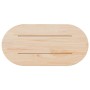 Tablero de mesa ovalado madera maciza pino blanco 60x30x2,5 cm en Tableros para mesas | Comprar online en Foro24