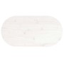 Tablero de mesa ovalado madera maciza pino blanco 60x30x2,5 cm en Tableros para mesas | Comprar online en Foro24