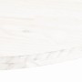 Tablero de mesa ovalado madera maciza pino blanco 60x30x2,5 cm en Tableros para mesas | Comprar online en Foro24