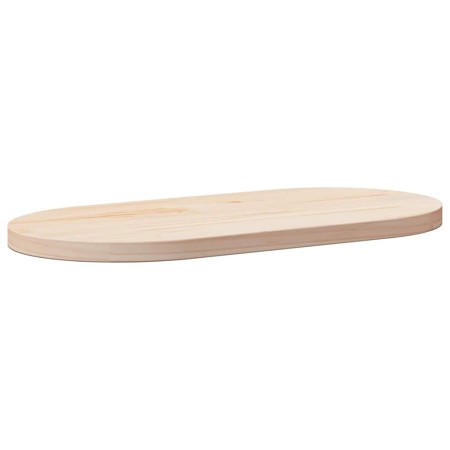 Tablero de mesa 70x35x2,5 cm de madera maciza de pino ovalado en Tableros para mesas | Comprar online en Foro24