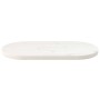 Tablero de mesa ovalado madera maciza pino blanco 70x35x2,5 cm en Tableros para mesas | Comprar online en Foro24