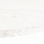 Tablero de mesa ovalado madera maciza pino blanco 70x35x2,5 cm en Tableros para mesas | Comprar online en Foro24
