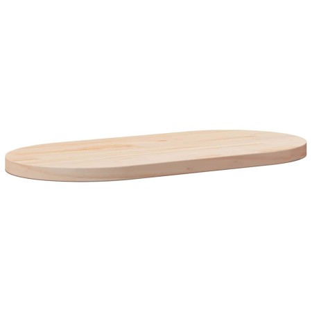 Tablero de mesa ovalado de madera maciza de pino 80x40x2,5 cm en Tableros para mesas | Comprar online en Foro24