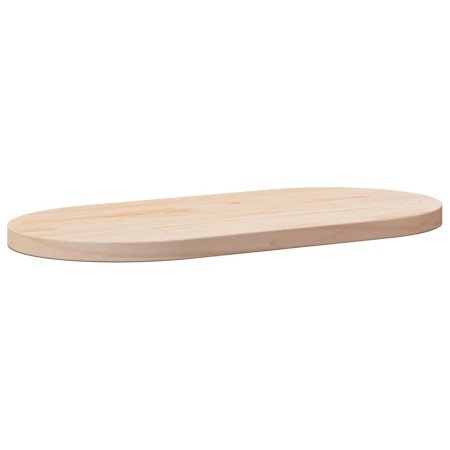 Tablero de mesa ovalado de madera maciza de pino 90x45x2,5 cm en Tableros para mesas | Comprar online en Foro24