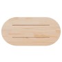 Tablero de mesa ovalado de madera maciza de pino 90x45x2,5 cm en Tableros para mesas | Comprar online en Foro24