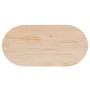 Tablero de mesa ovalado de madera maciza de pino 90x45x2,5 cm en Tableros para mesas | Comprar online en Foro24