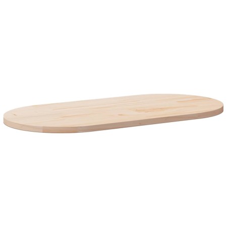 Tablero de mesa ovalado de madera maciza de pino 100x50x2,5 cm en Tableros para mesas | Comprar online en Foro24