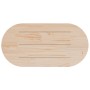 Tablero de mesa ovalado de madera maciza de pino 100x50x2,5 cm en Tableros para mesas | Comprar online en Foro24