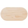 Tablero de mesa ovalado de madera maciza de pino 100x50x2,5 cm en Tableros para mesas | Comprar online en Foro24