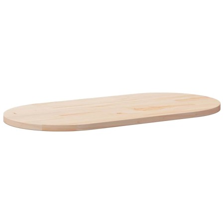 Tablero de mesa 110x55x2,5 cm Madera maciza de pino ovalada