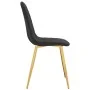 Sillas de comedor 2 unidades terciopelo negro de vidaXL, Sillas de comedor - Ref: Foro24-325674, Precio: 137,53 €, Descuento: %