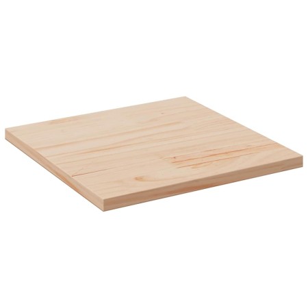 Tablero de mesa cuadrado madera maciza de pino 50x50x2,5 cm