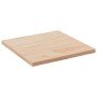 Tablero de mesa cuadrado madera maciza de pino 50x50x2,5 cm