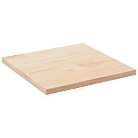 Tablero de mesa cuadrado de madera maciza de pino 70x70x2,5 cm Tablero de mesa cuadrado de madera maciza de pino 70x70x2,5 cm