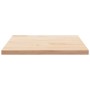 Tablero de mesa cuadrado de madera maciza de pino 80x80x2,5 cm