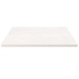 Tablero de mesa cuadrado madera maciza pino blanco 80x80x2,5 cm